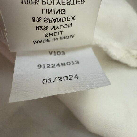 Vince Camuto Puff Sleeve Lace Textured Blouse Women's Small White Layered Boho - Picture 12 of 12